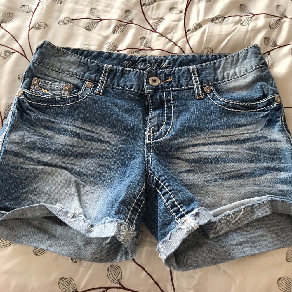 EUC Maurice's denim shorts